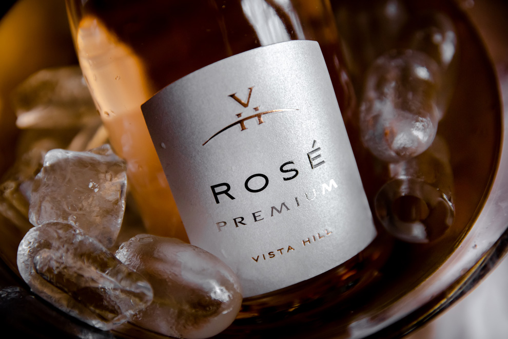 vista hill rose premium vino