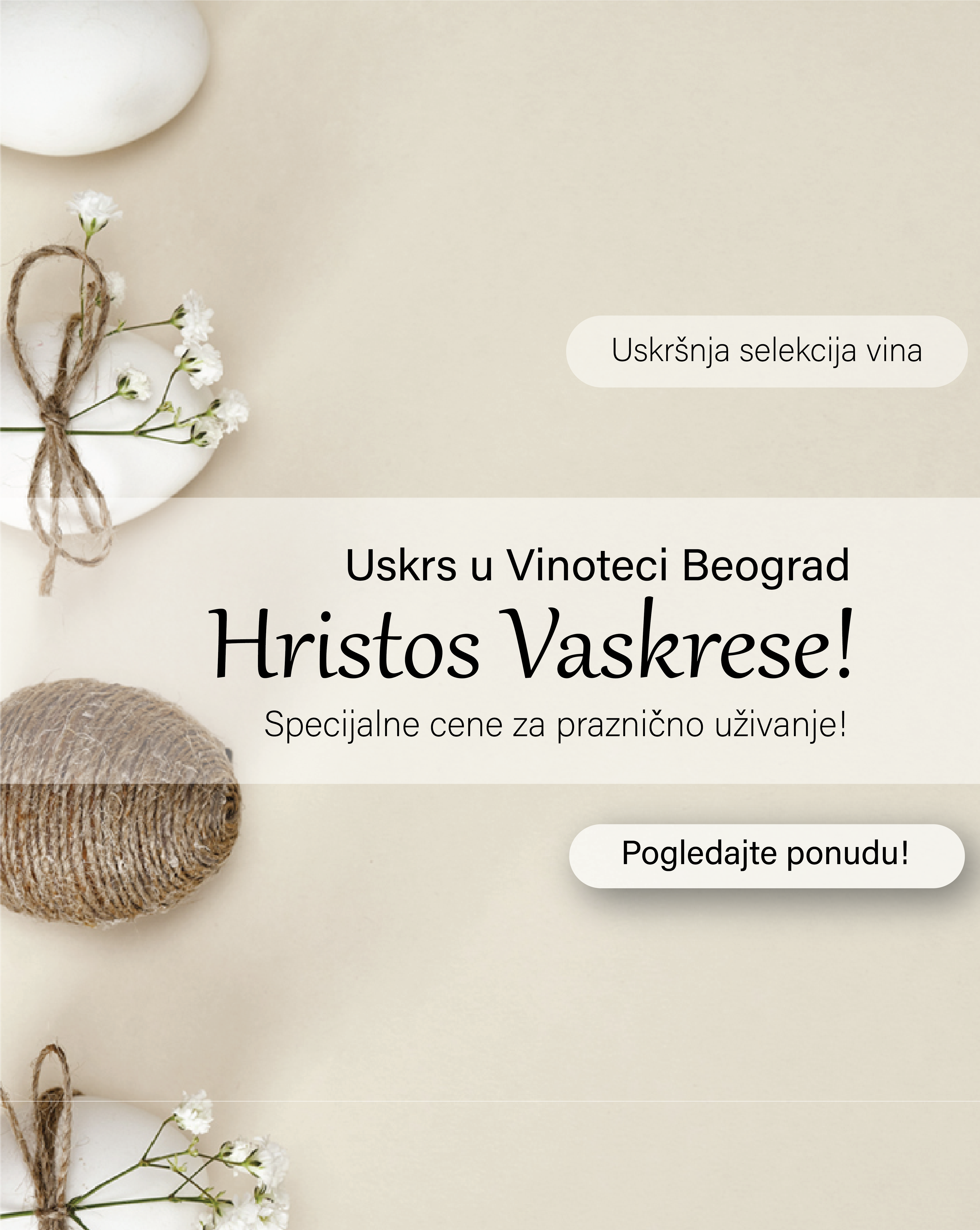 Uskrs u Vinoteci Beograd