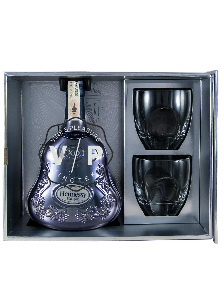 Cognan Hennessy XO + 2 Čaše 