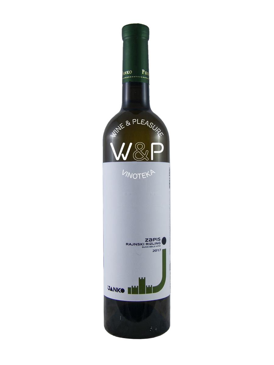 Janko Zapis Rajnski Riesling