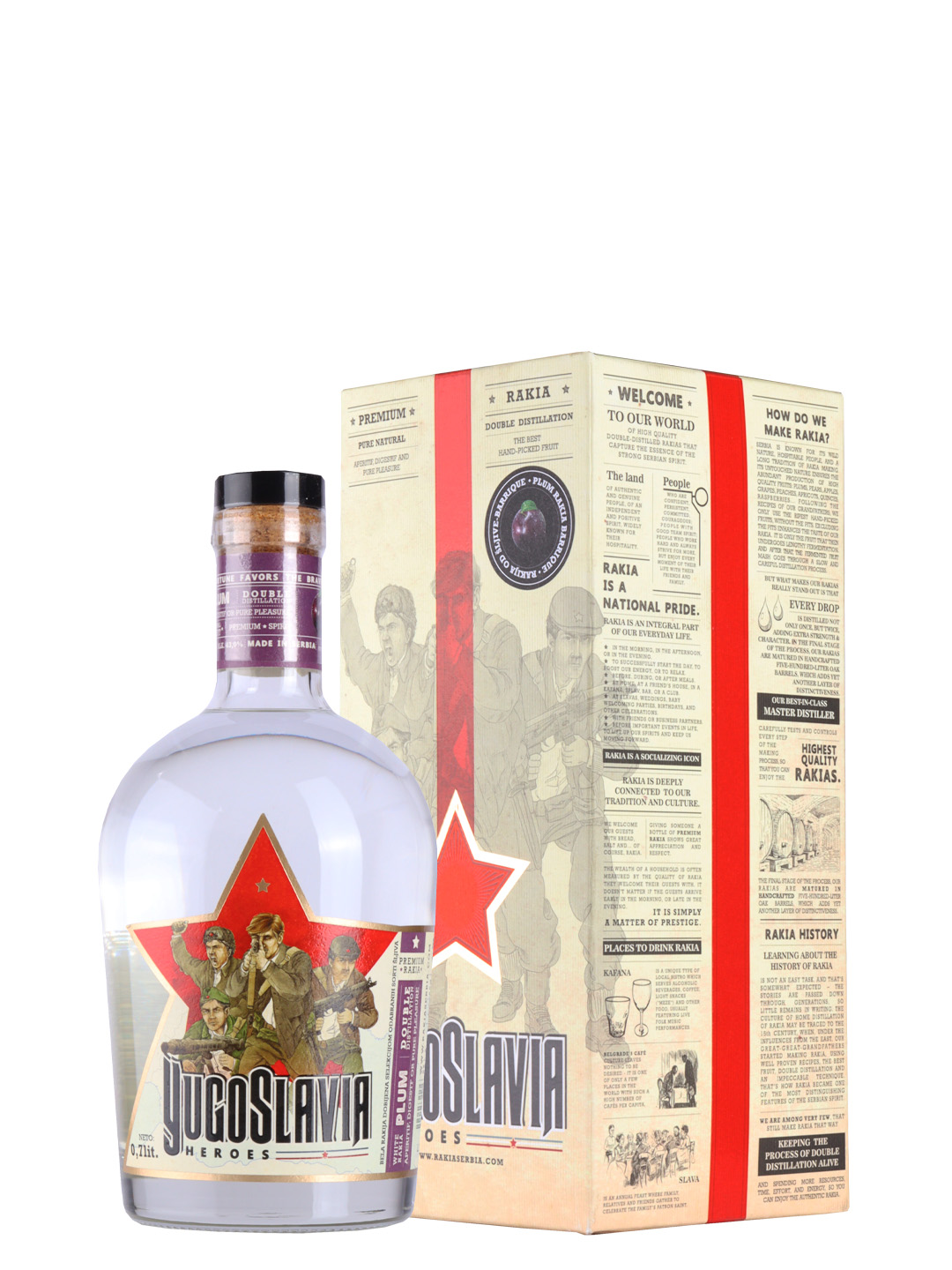Yugoslavia Heroes Šljiva Gift Box