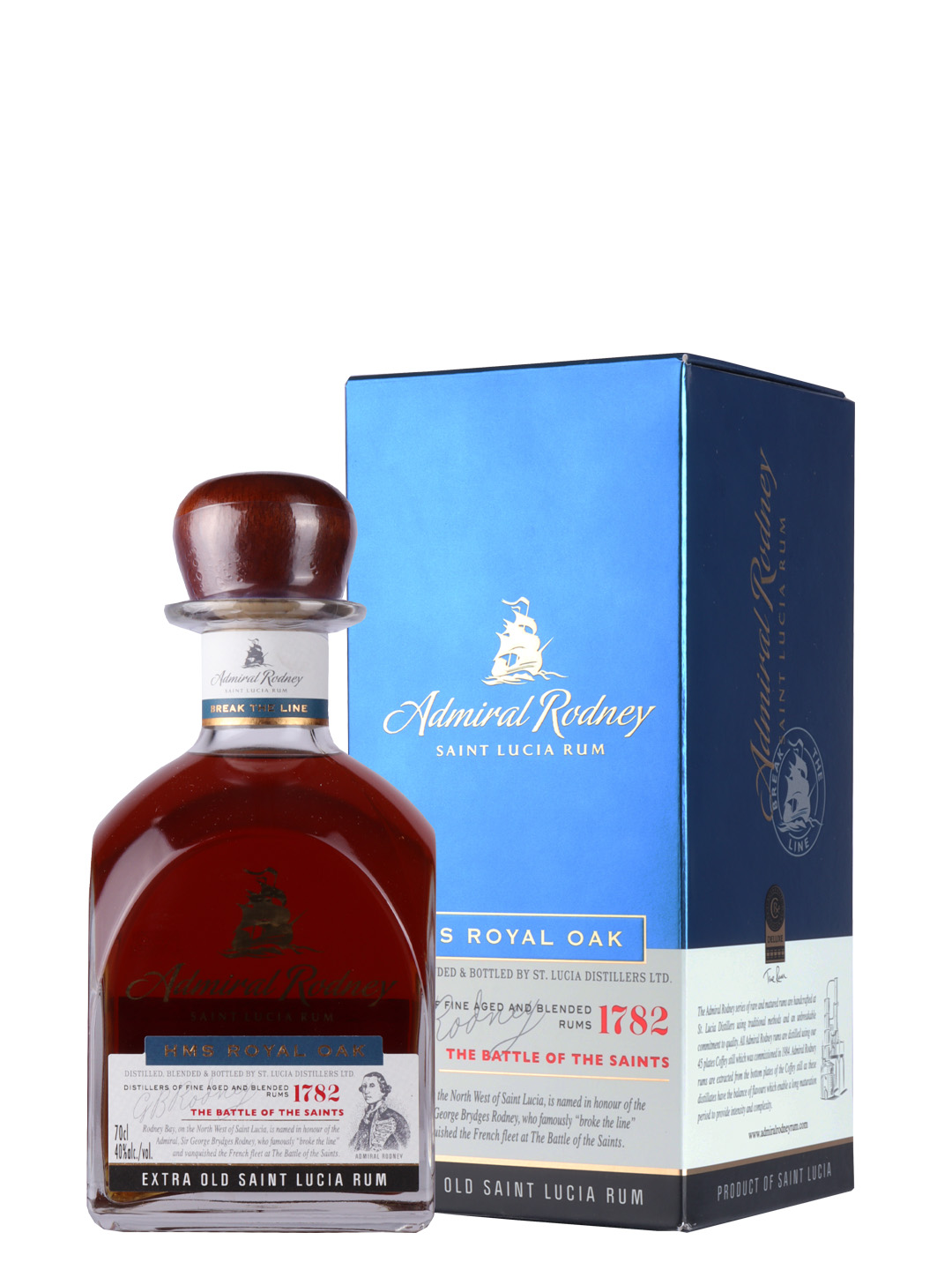 Rum Admiral Rodney HMS Royal Oak 0.7L