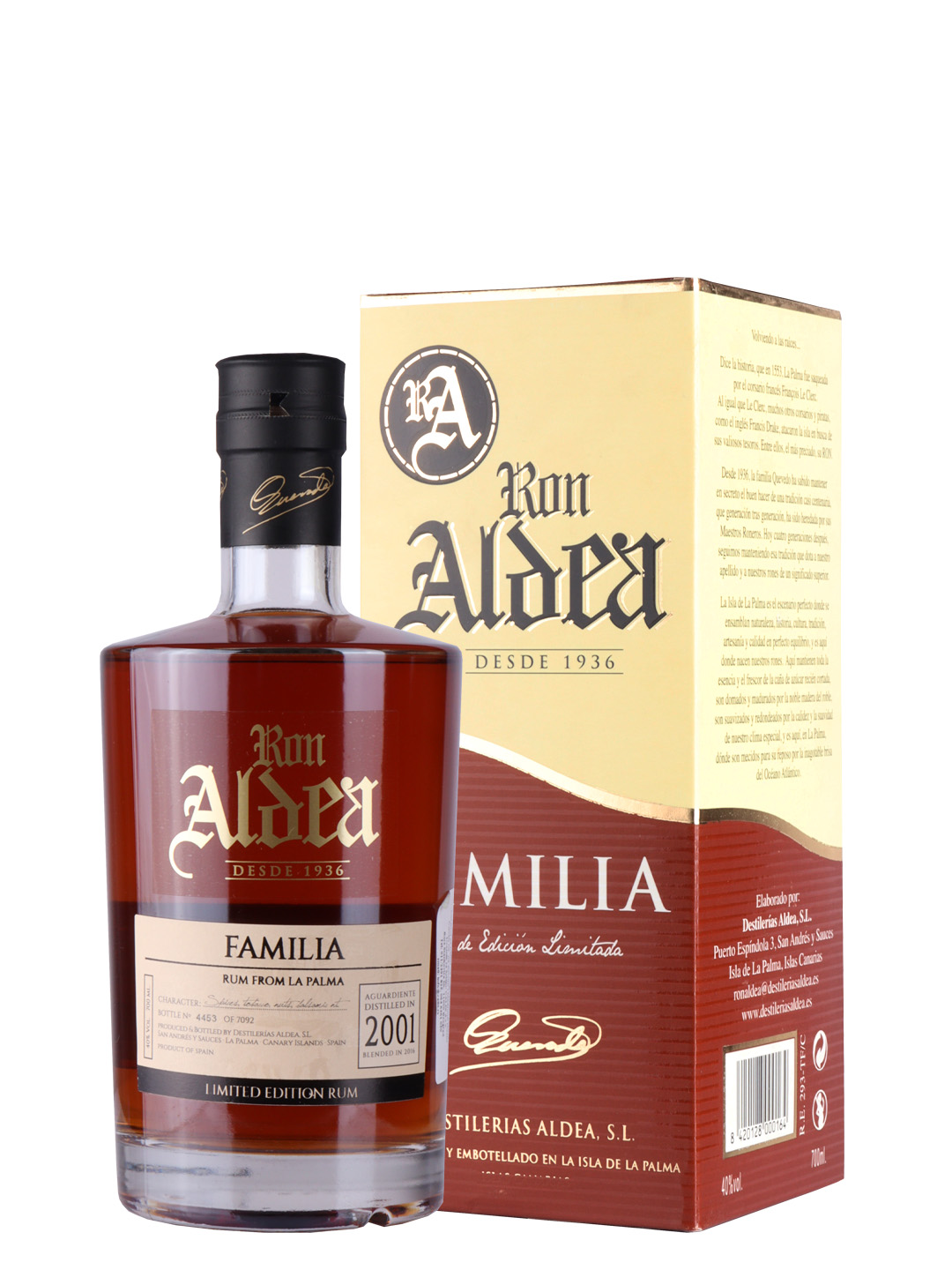 Rum Ron Aldea Familia 0.7L