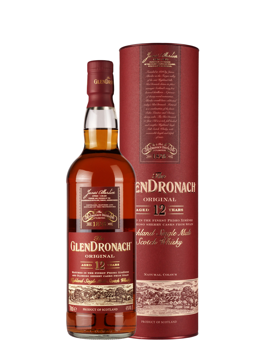 Whisky GlenDronach 12 YO 0.7L