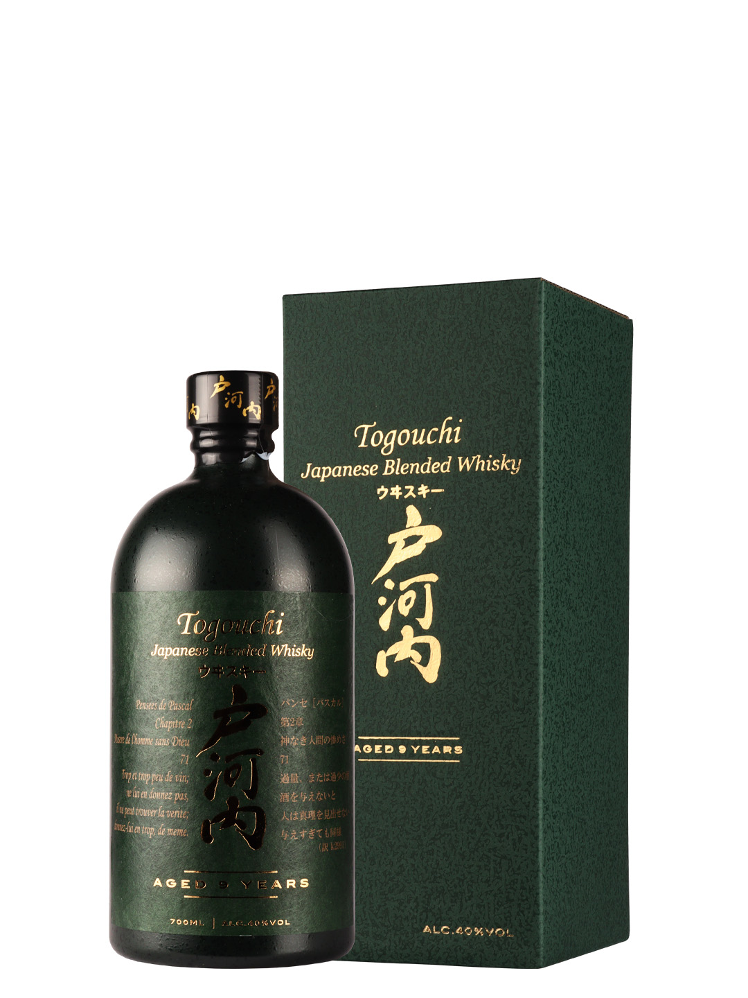 Whisky Togouchi Japanese 9 Years Old 0,7l