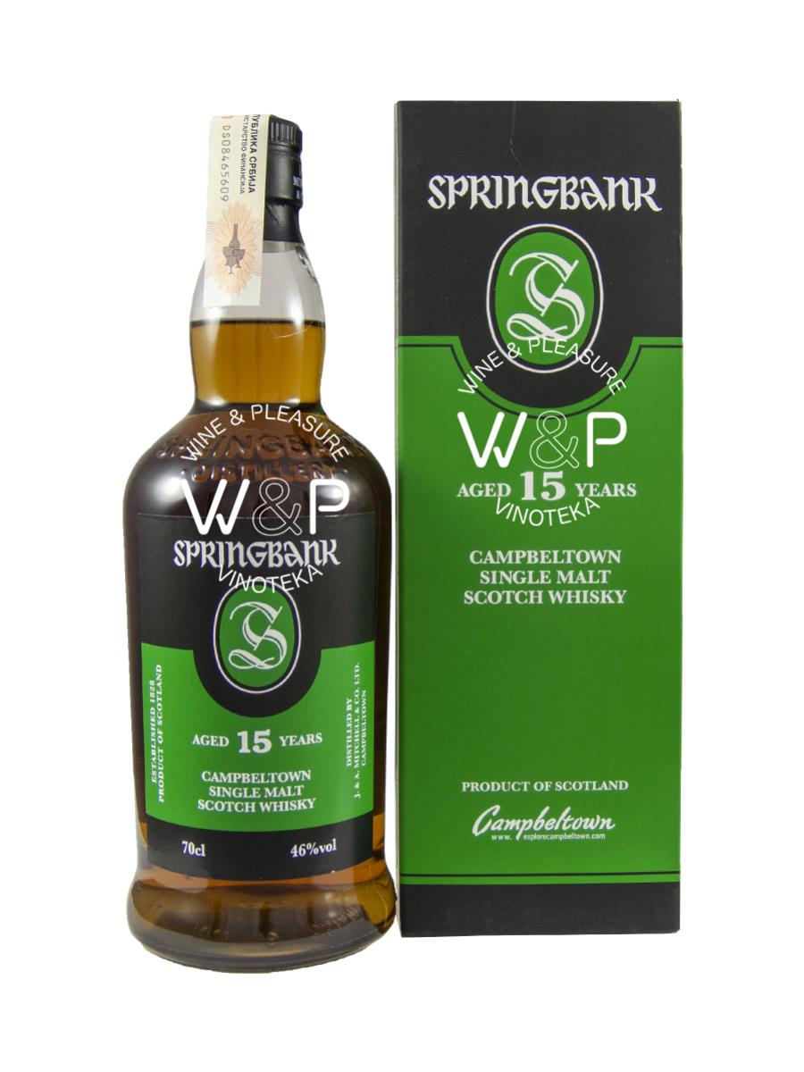 Whisky Springbank 15 YO 0,7l