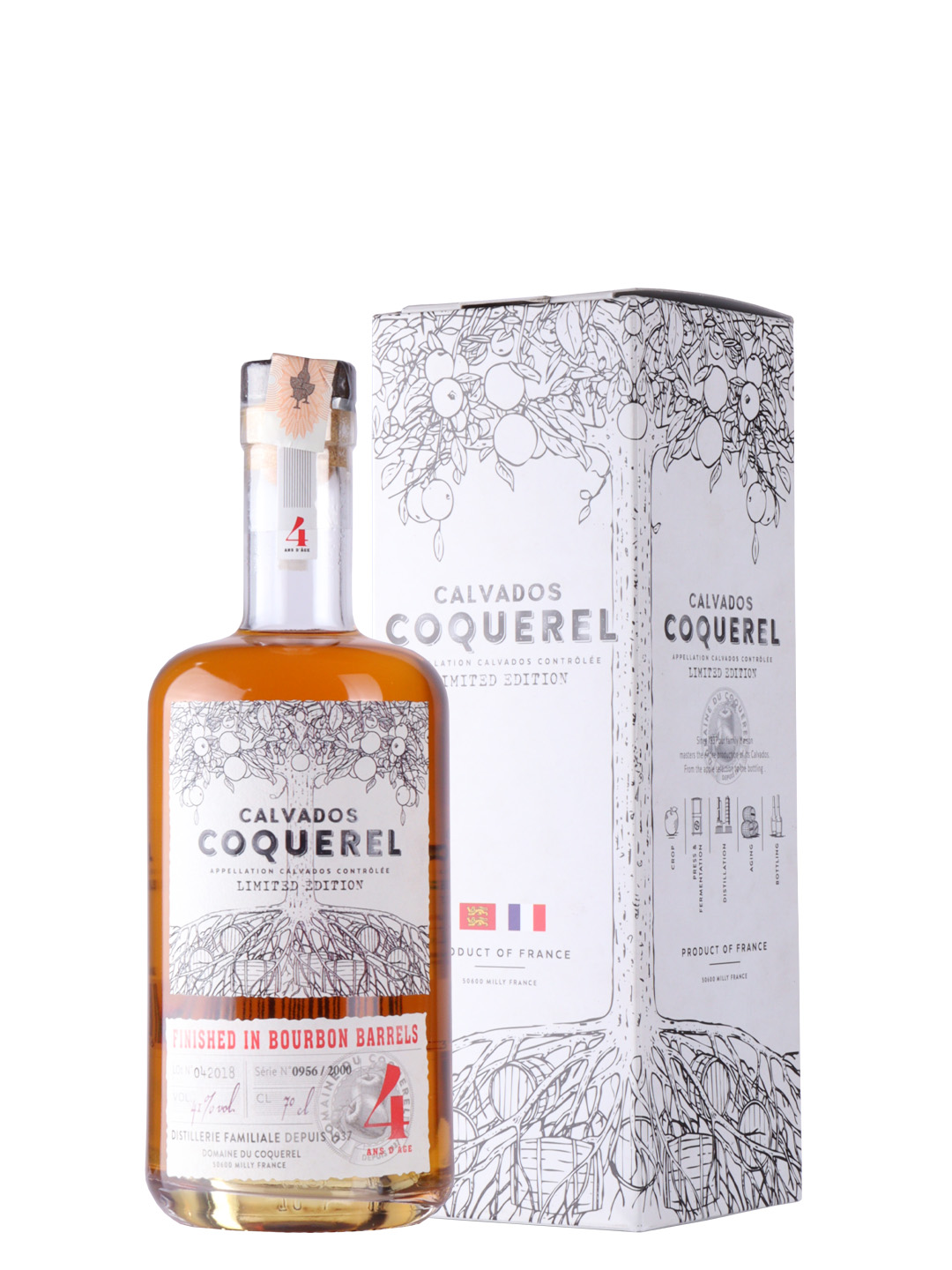 Calvados Coquerel 4YO Finished in Bourbon Barrel 0,7L