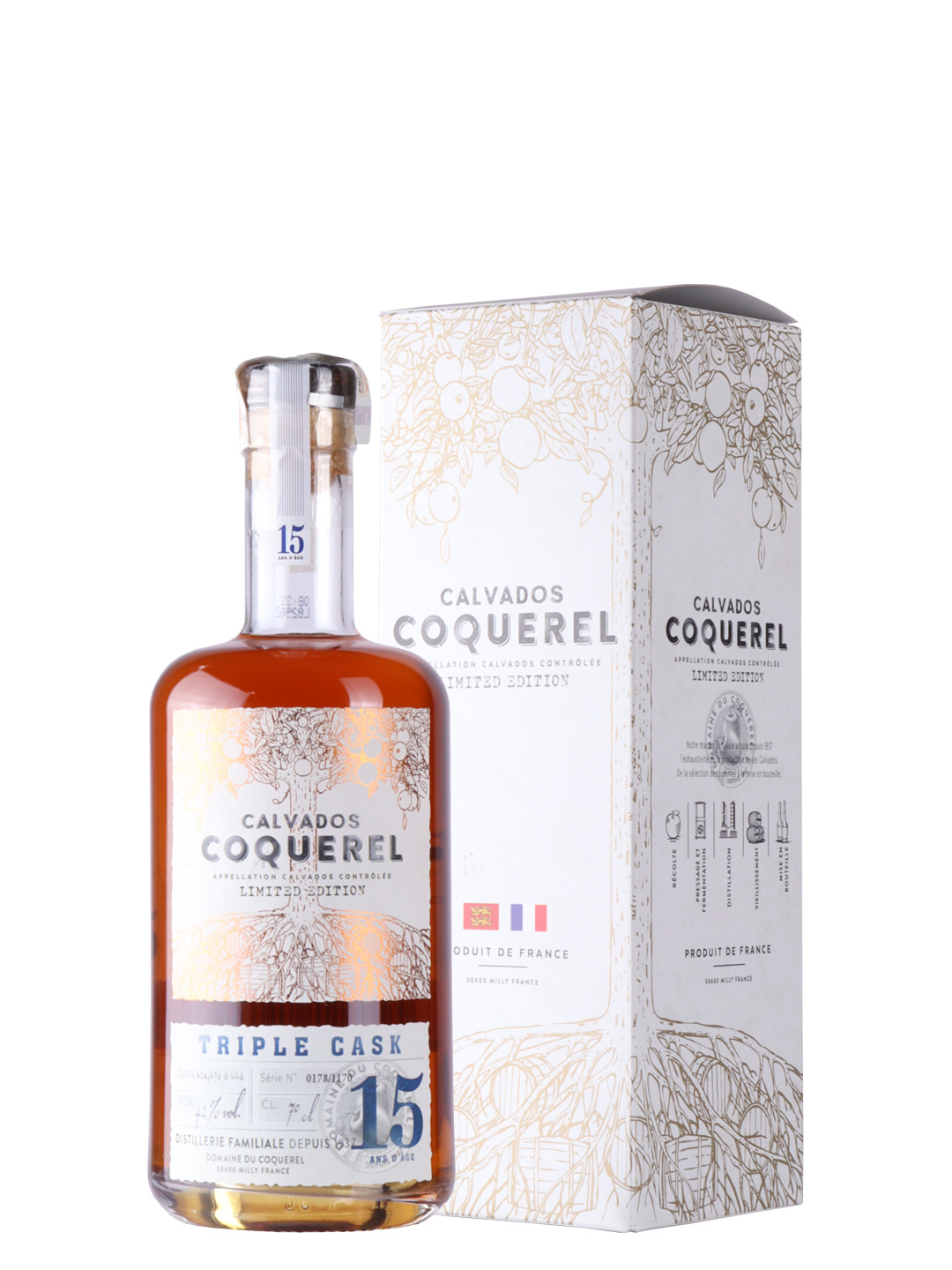 Calvados Coquerel Triple Cask 15 YO 0,7L