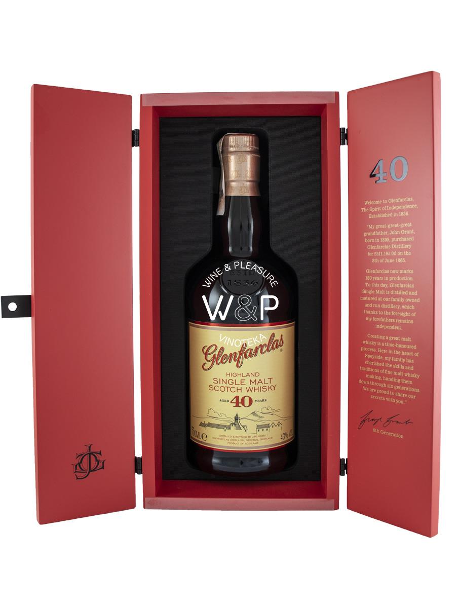 Whisky Glenfarclas 40 YO 0,7l