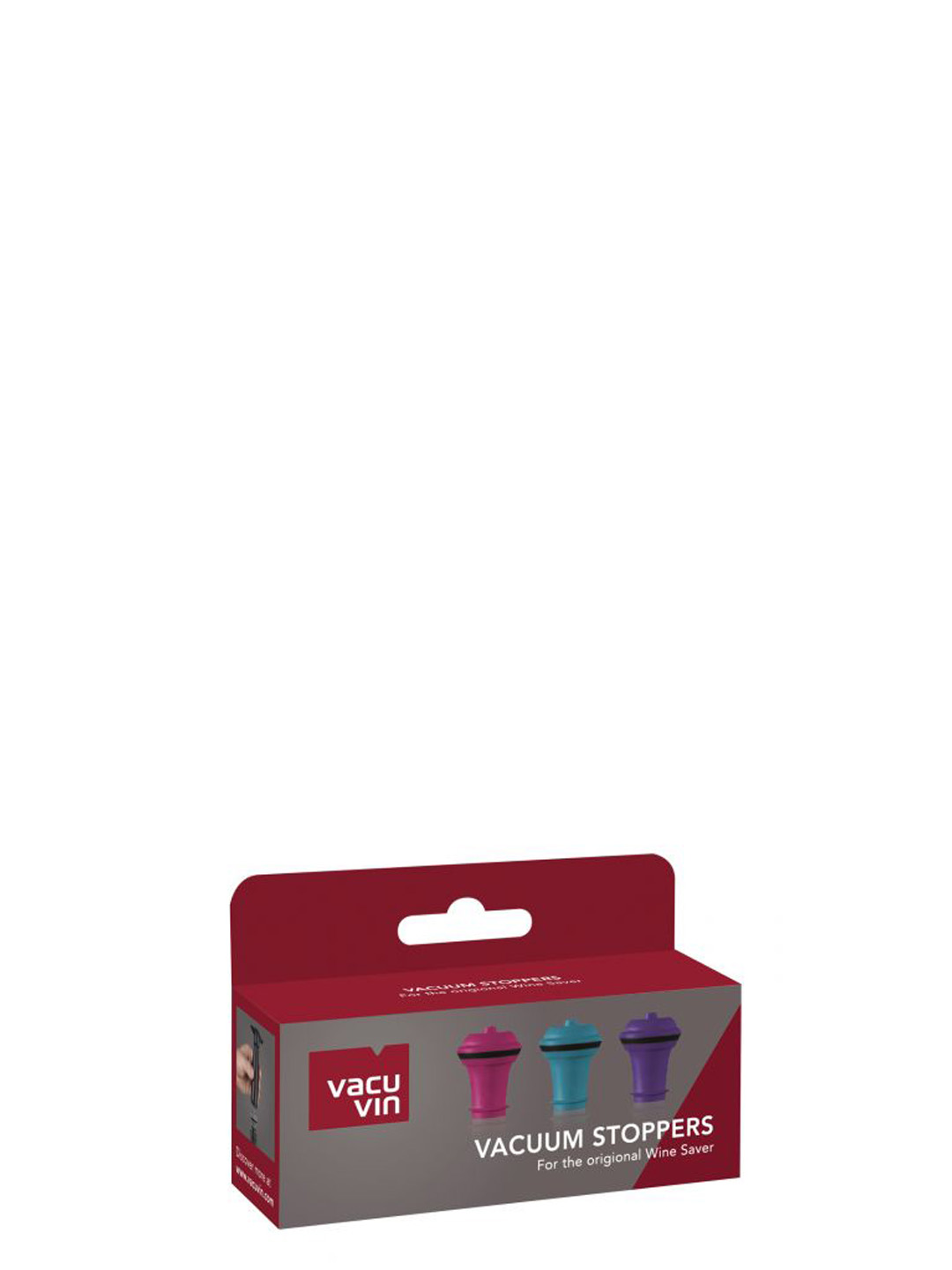 Vacuvin Čep 3 kom u boji 08850606
