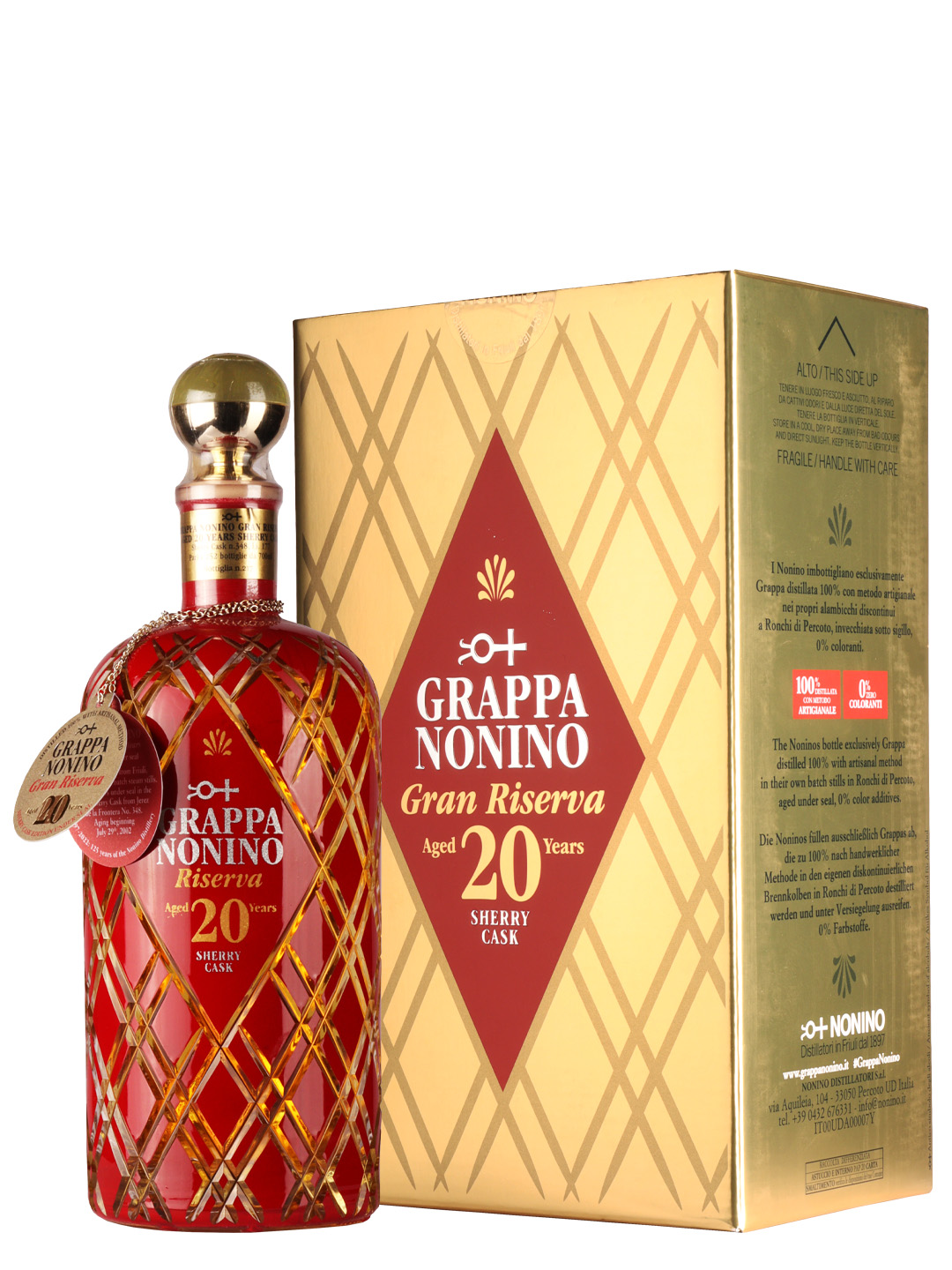 Grappa Nonino Riserva 20 Y.O
