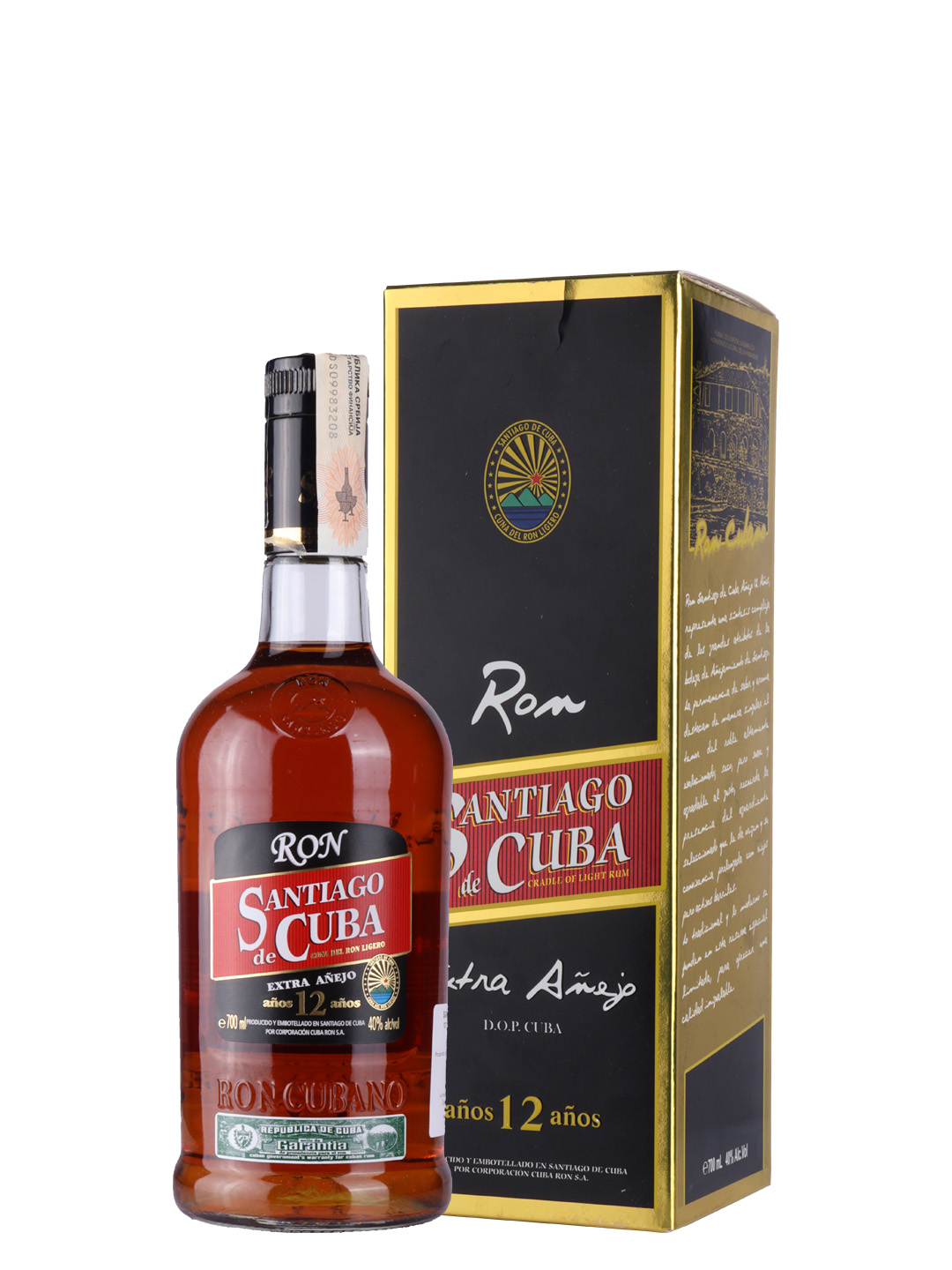 Rum Santiago De Cuba 12 YO 0,7l