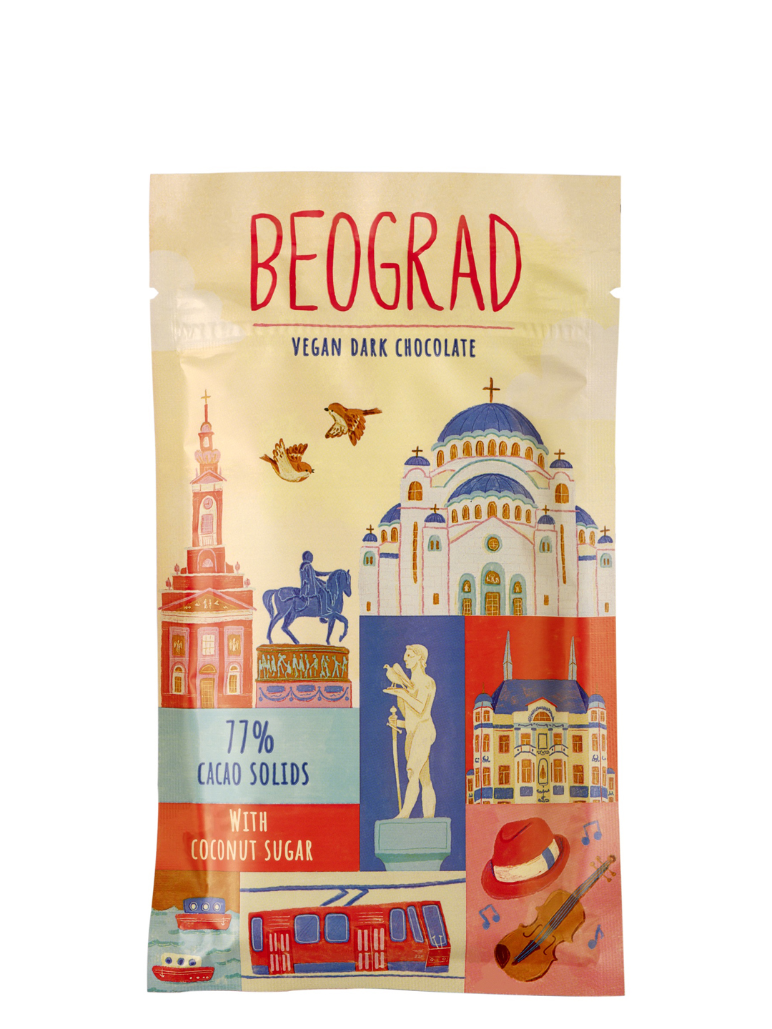 Beograd 77% crna čokolada 100gr