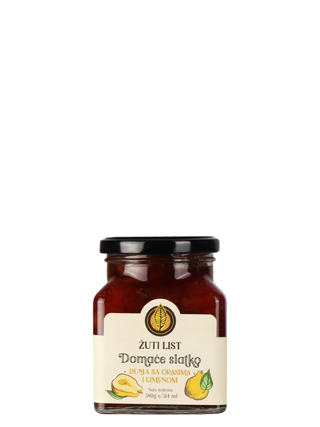 Slatko od Dunje -Žuti List 380 gr