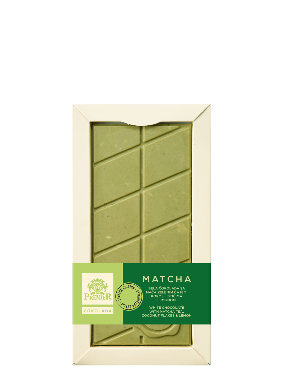 Premier Matcha Čaj.Kokos listići i Limun 110 gr