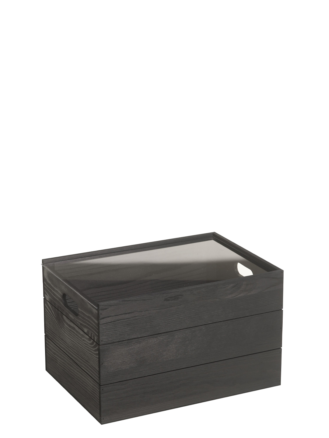 Drvena Gajbica Prozor Crna RG1912c 