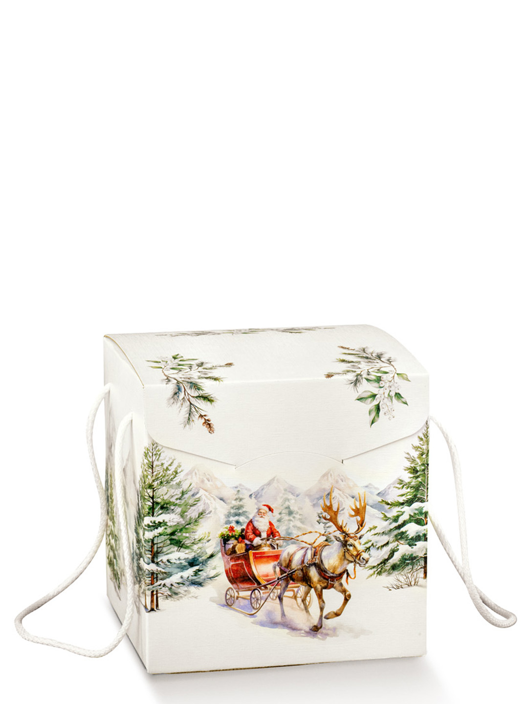 Kutija Kartonska Bela Deda Mraz Kanap-137670S 