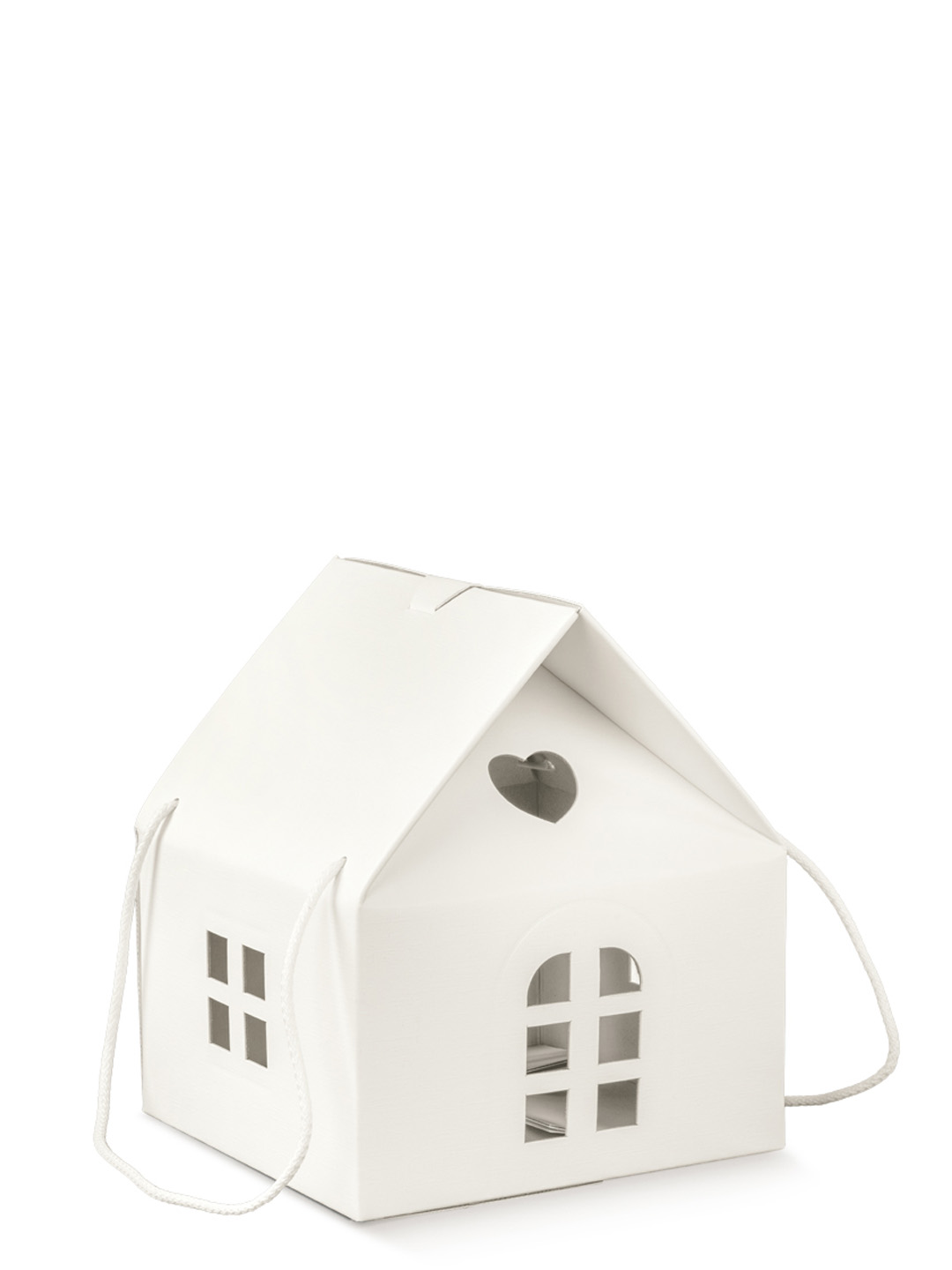 Kutija Kartonska Kućica Fibra Bela -118966S 