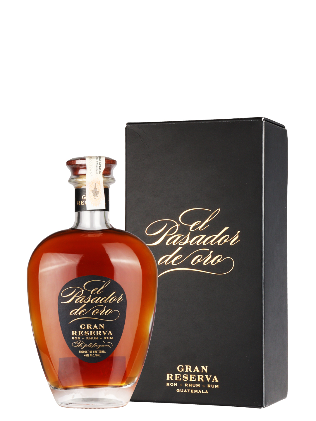 Rum El Pasador de Oro 0.7L 