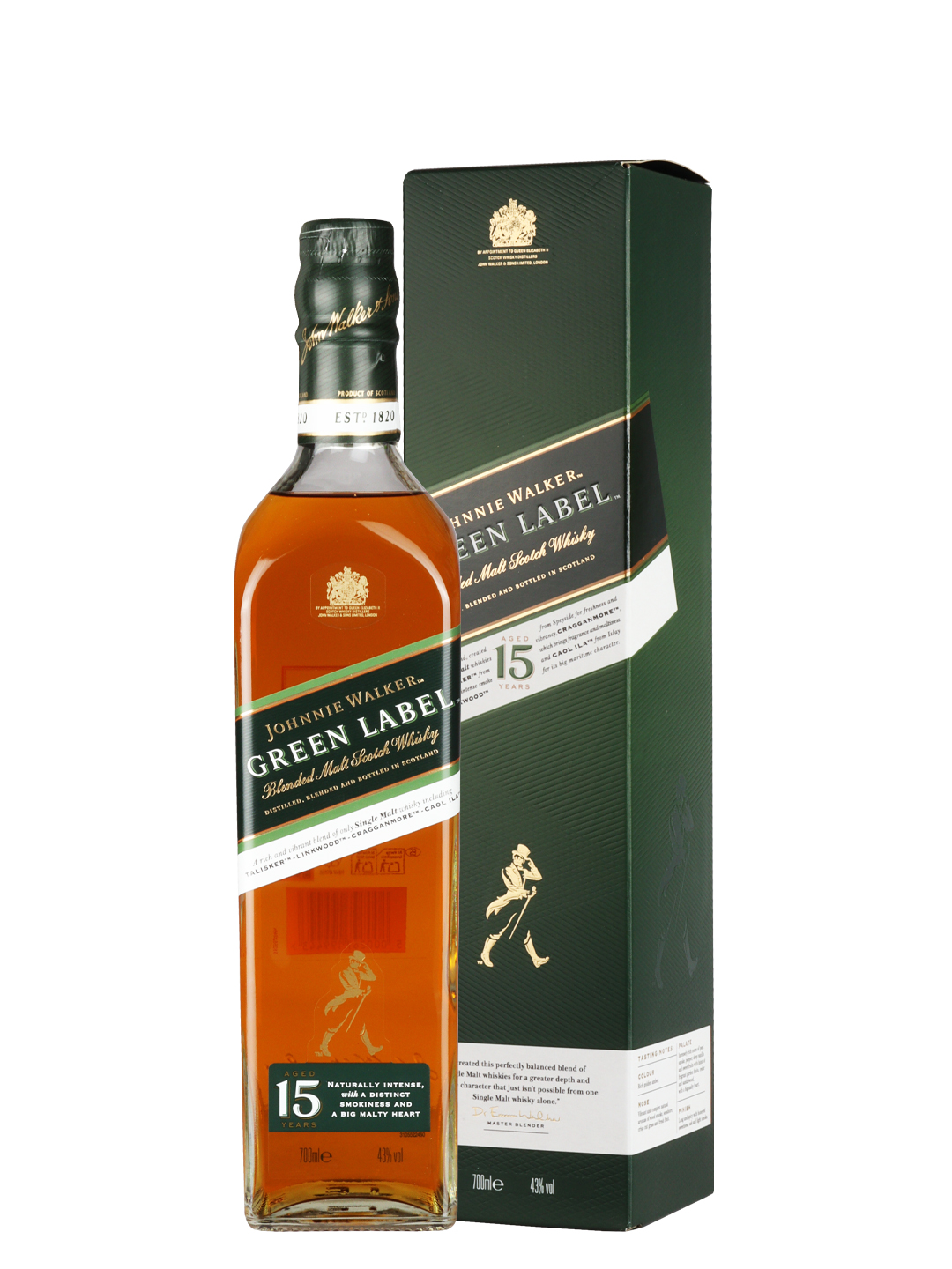 Whisky Johnnie Walker Green Label 15Y 