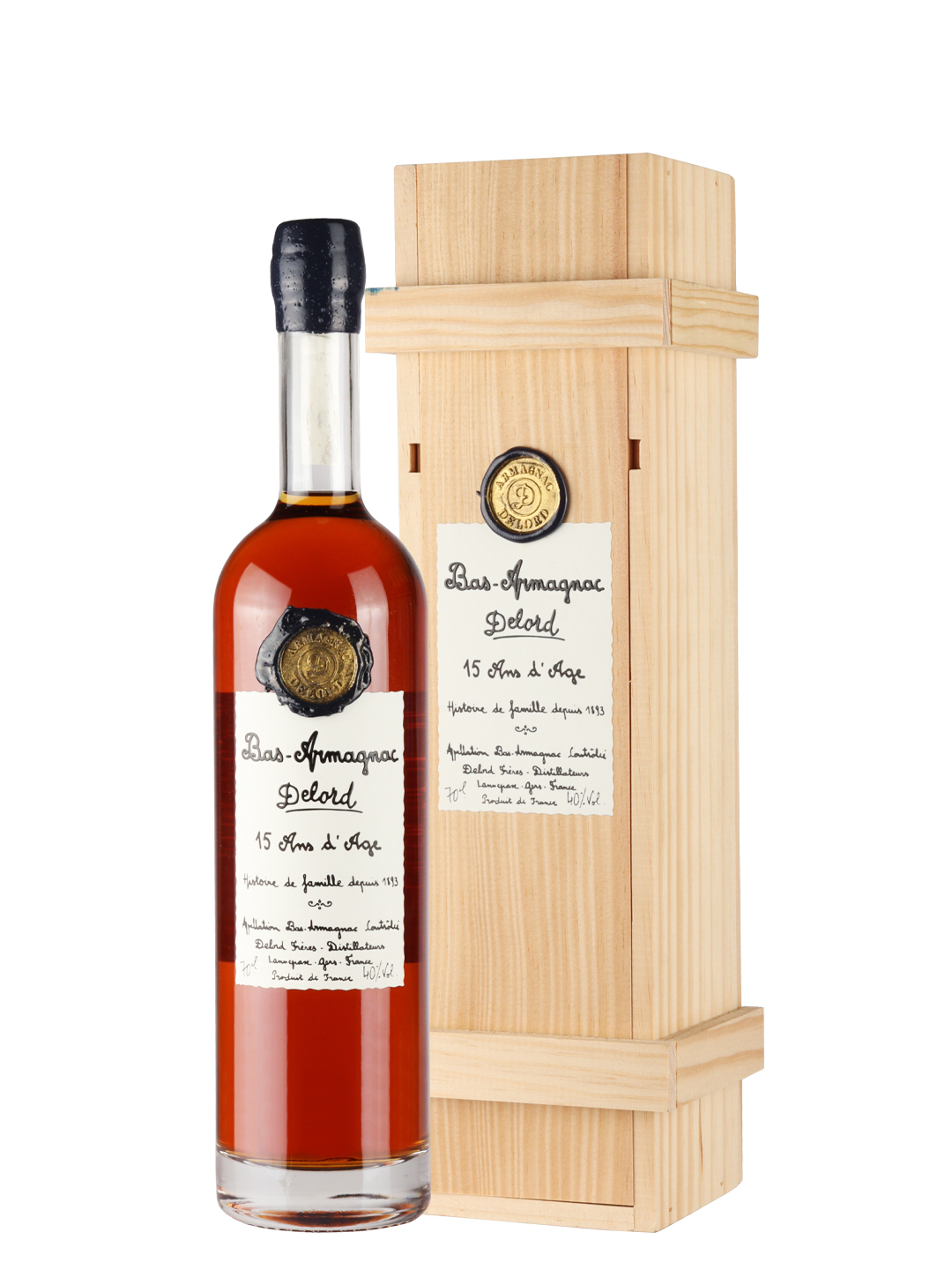 Delord Bas Armagnac 15 Ans Gift 