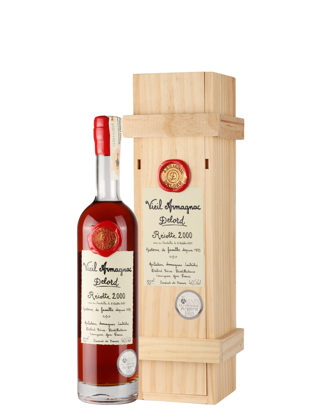 Delord Armagnac Recolte 2000 Gift 