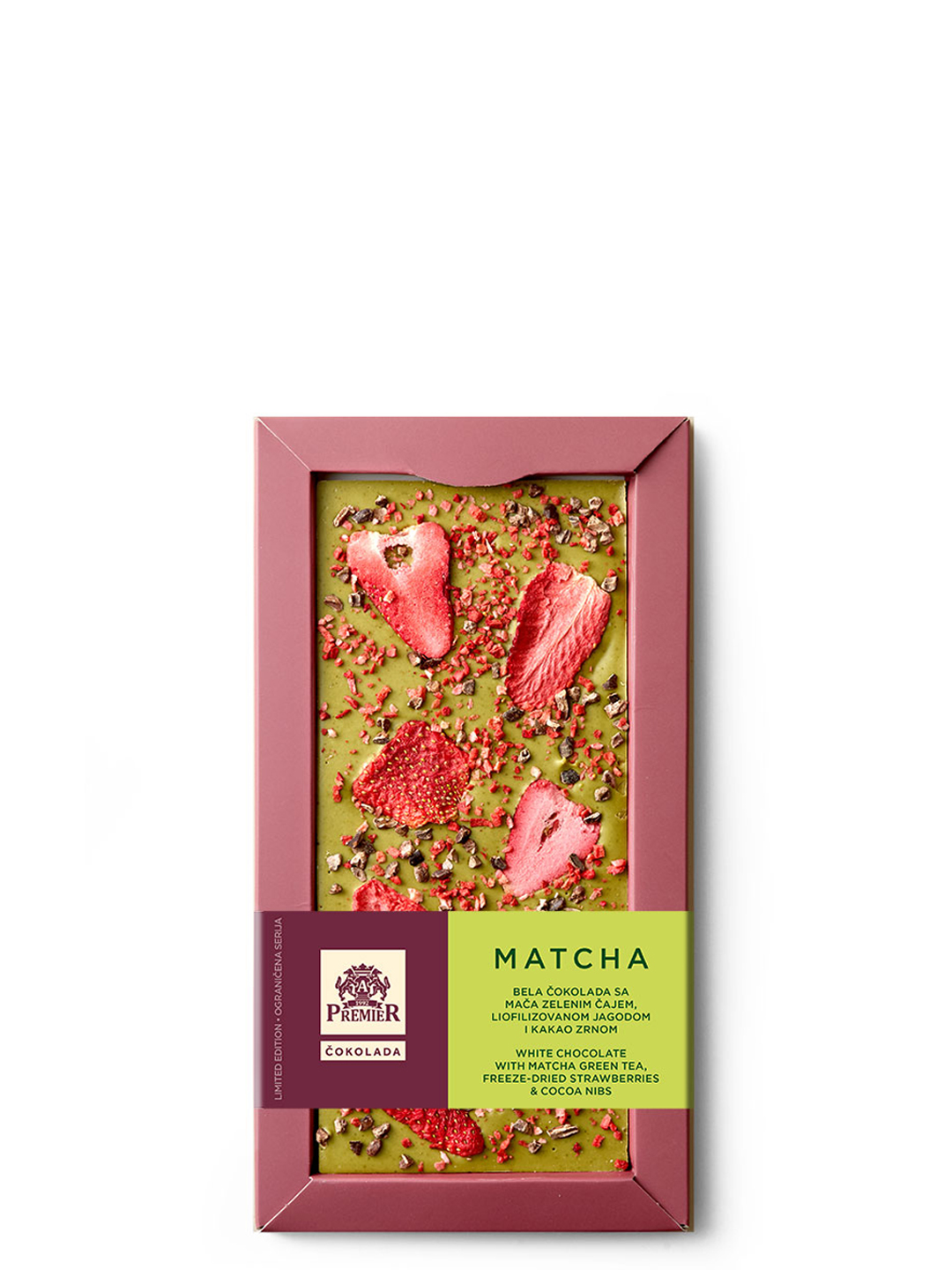 Premier Matcha Bela Čokolada 110 gr 