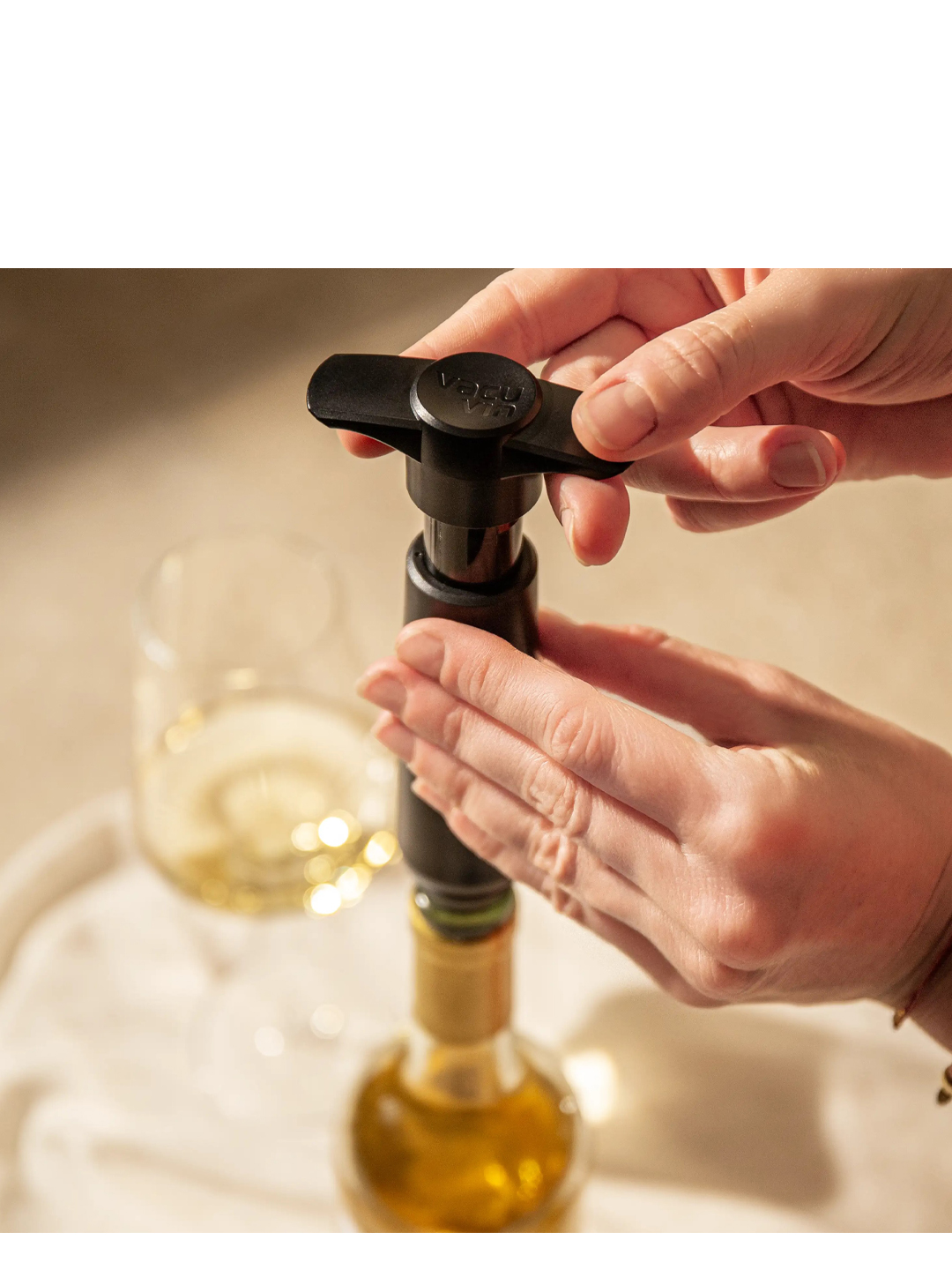 Vacuvin Wine Saver Original Set Black 09846606 