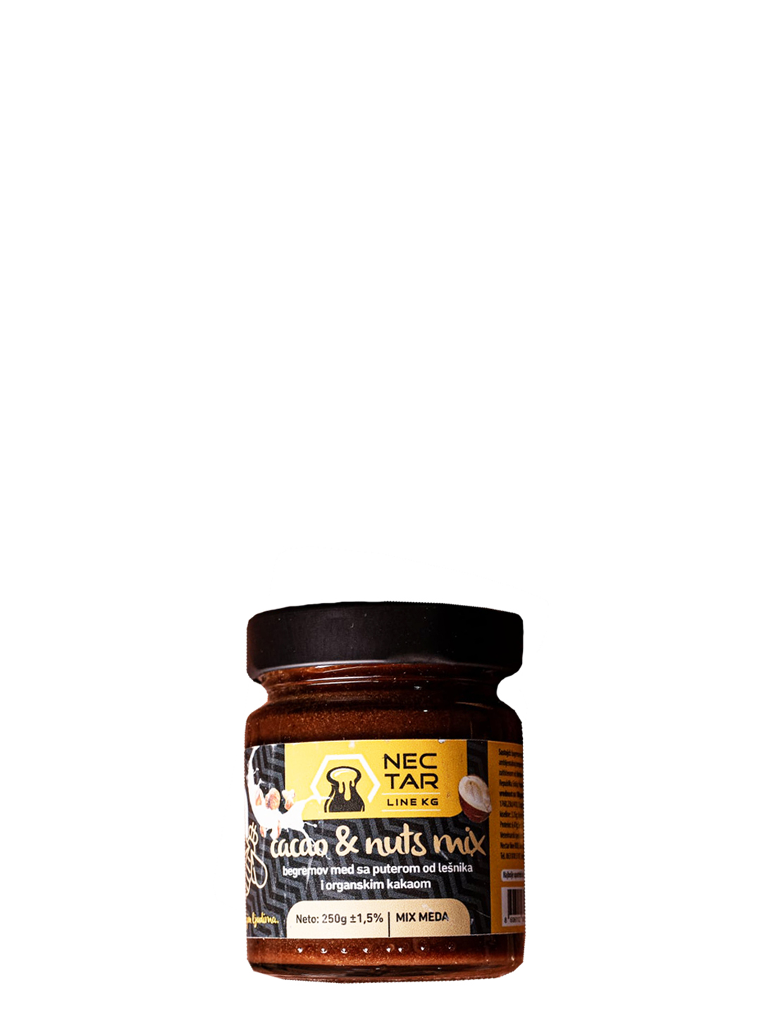 Nectar Med Sa Puterom Od Lešnika i Organskim Kakaom 240g 