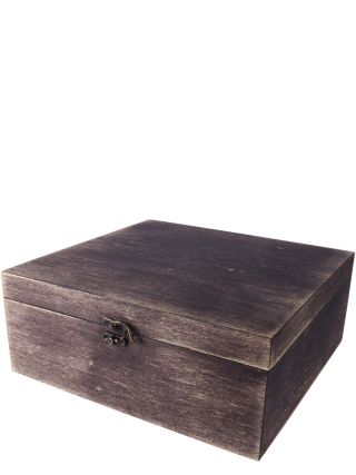 Drvena Kutija Crna Voskirana