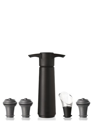Vacuvin Wine Saver Original Set Black 09846606 