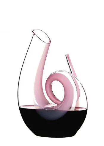 Riedel Decanter Curly Pink 