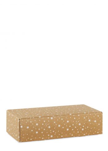 Kutija Kartonska za 2 boce Braon Zvezdice-36531 