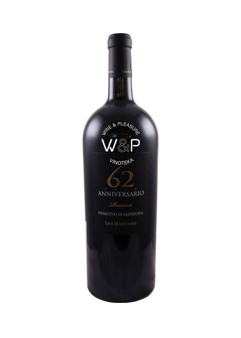 San Marzano 62 Primitivo Anniversario Riserva 1,5L 