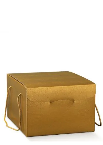 Kutija kartonska sa kanapom Zlatna - 38447 