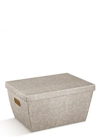 Kutija Kartonska Siva sa Poklopcem XL-34627 