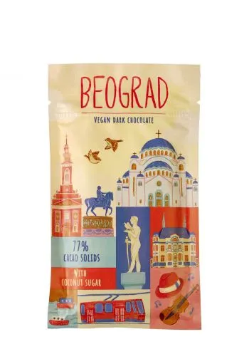 Beograd 77% crna čokolada 100gr 