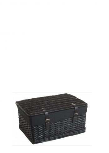 Kofer Dekorativni Pleteni Crni S-RG1601a 