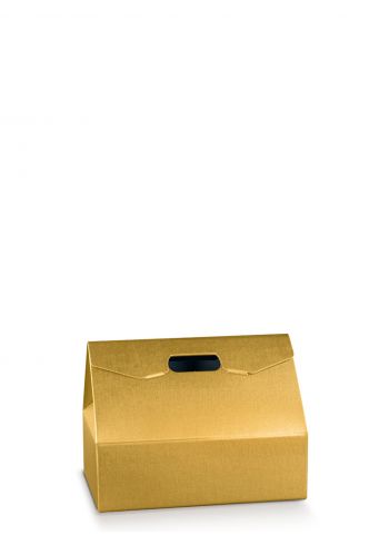 Kutija Kartonska Kućica Mini Zlatna -39310 