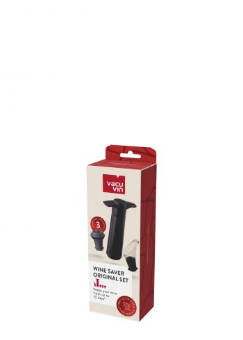 Vacuvin Wine Saver Original Set Black 09846606 