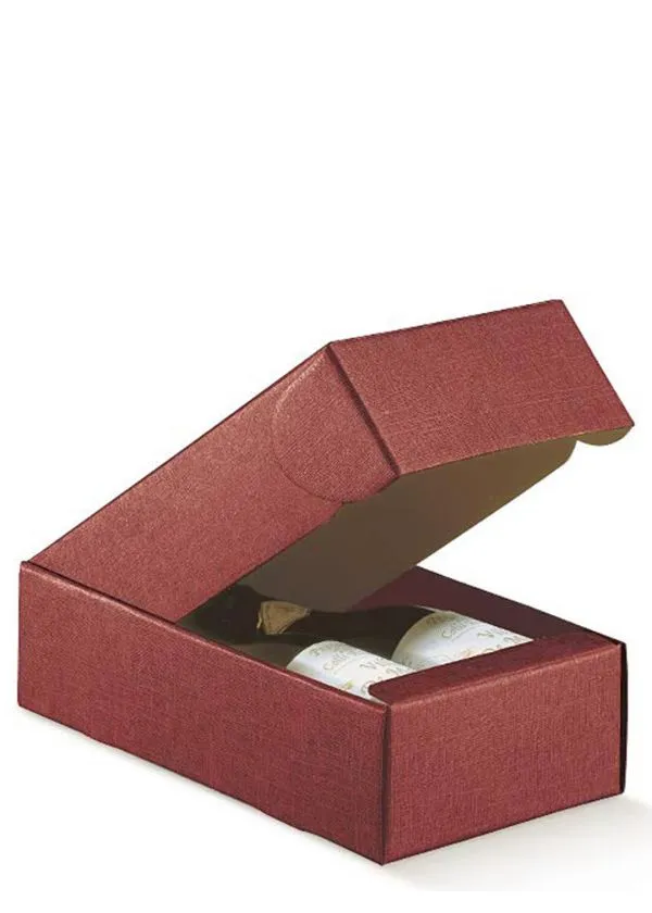 Kutija Kartonska Za 2 Boce Bordo-4162 