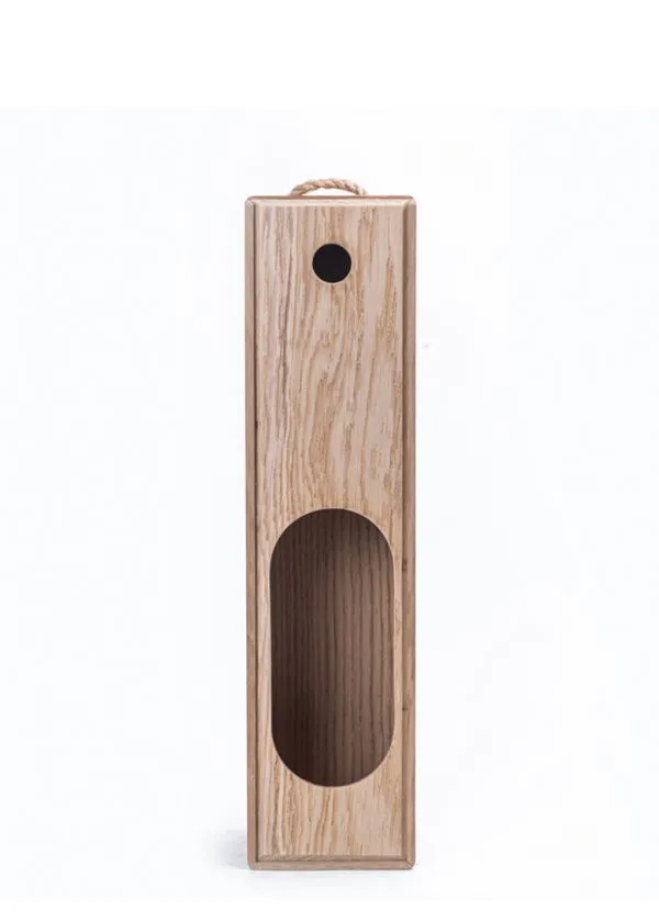 Drvena Kutija za 1 Bocu-Klasik Prozor 