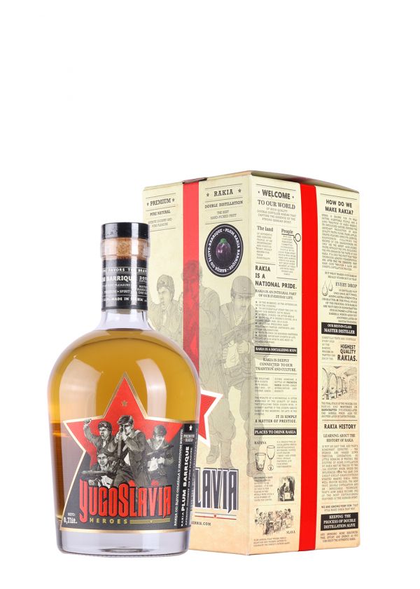 Yugoslavia Heroes Šljiva Barrique 0.7L 