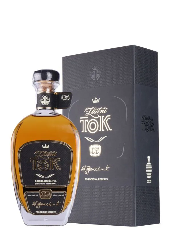 Tok Zlatni 5 Šljiva Gift Box 0.7L 