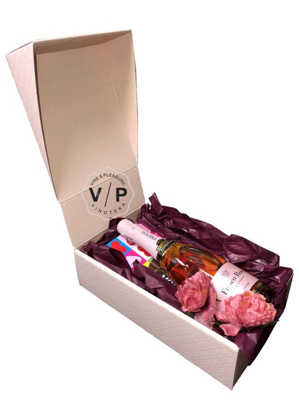 Poklon Set Fresco Rose -Čokolada 400 gr 