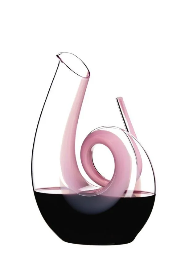 Riedel Decanter Curly Pink 