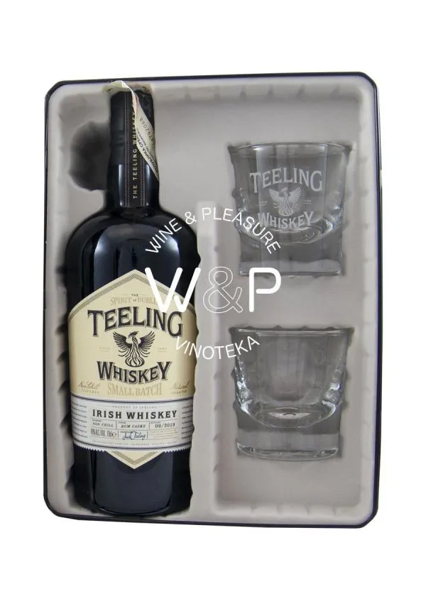 Whisky Teeling Small Batch+2 Čaše Gift Box 