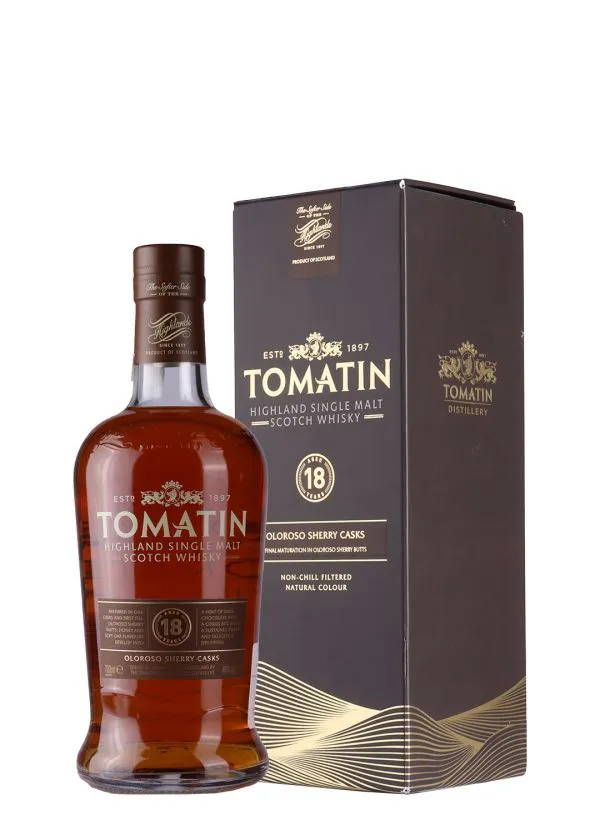Whisky Tomatin 18 YO 0,7l 