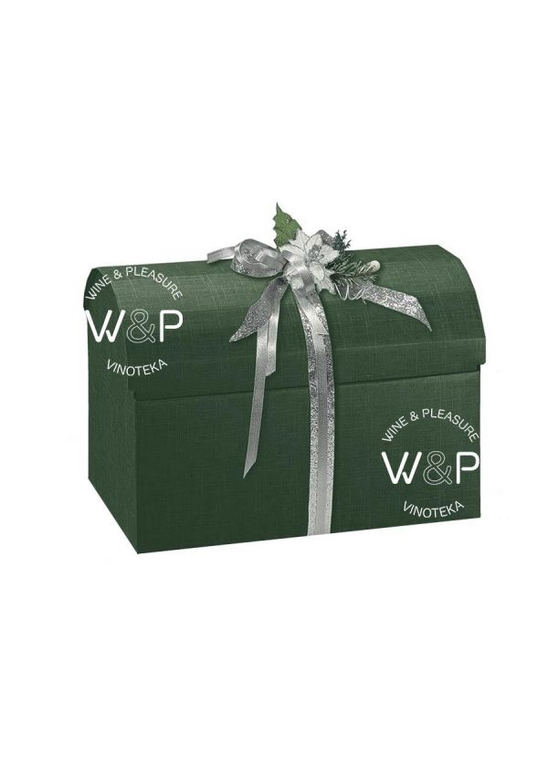 Kutija kartonska zelena - kovčeg-30522 