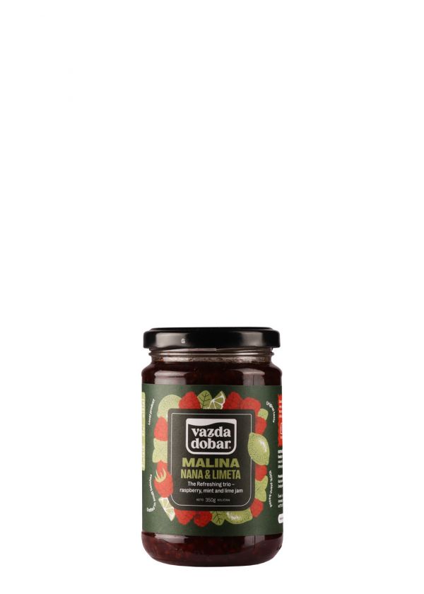Vazda Dobar Džem Malina, Nana, Limeta 350g 